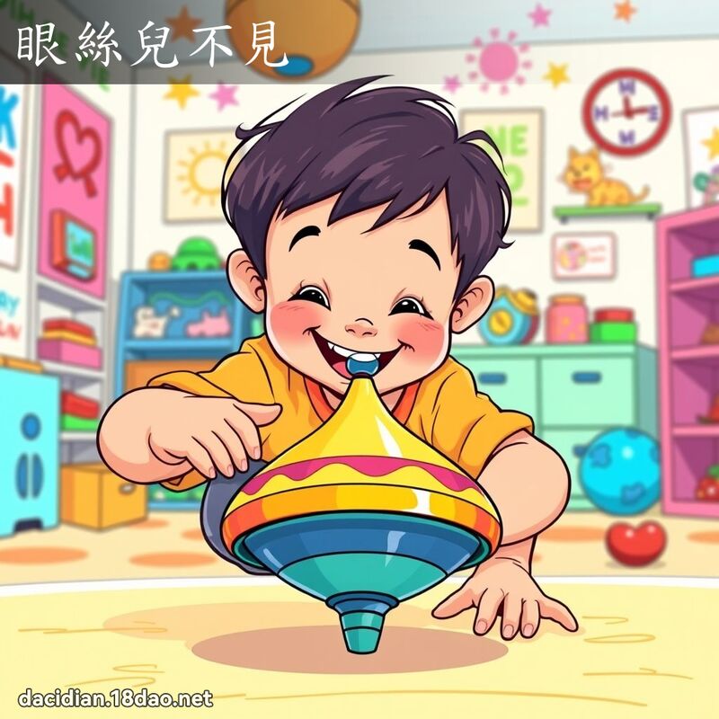 眼絲兒不見 - 國語大辭典配圖