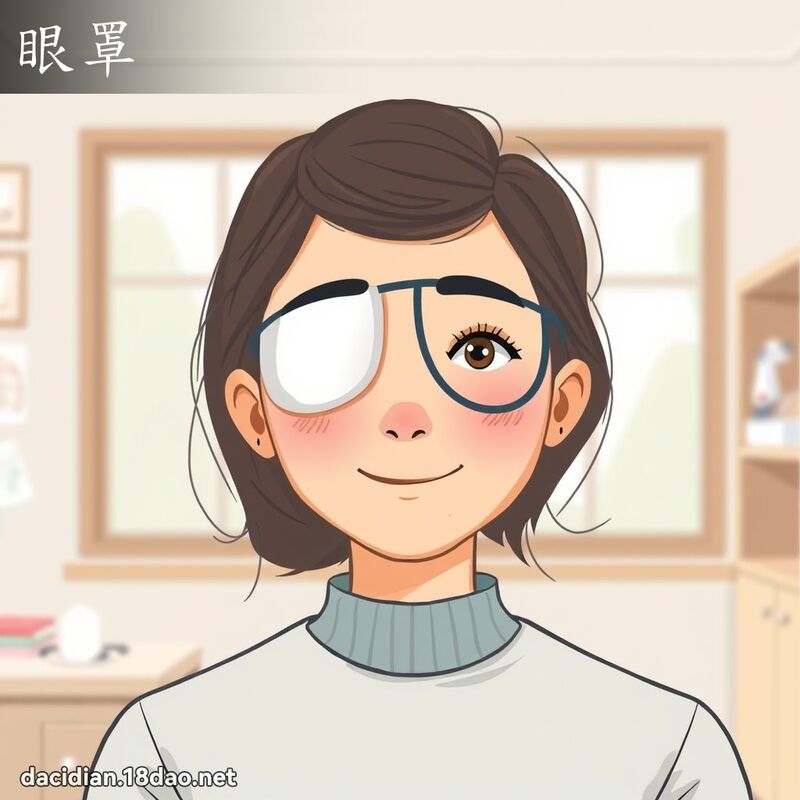 眼罩 - 国语大辞典配图