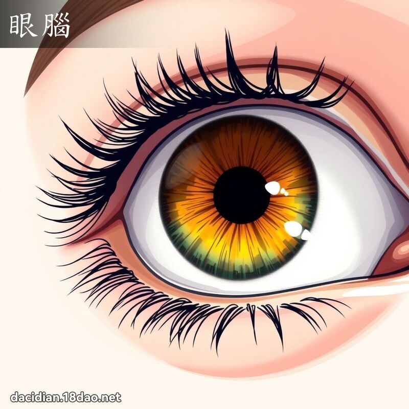 眼脑 - 国语大辞典配图
