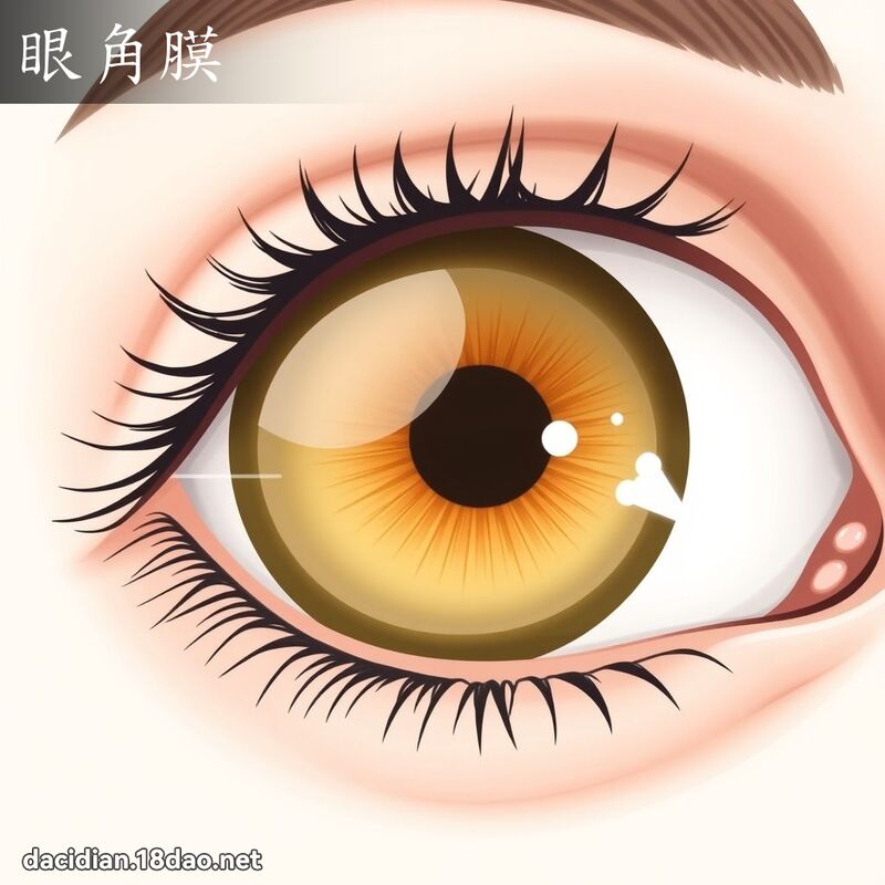 眼角膜 - 国语大辞典配图
