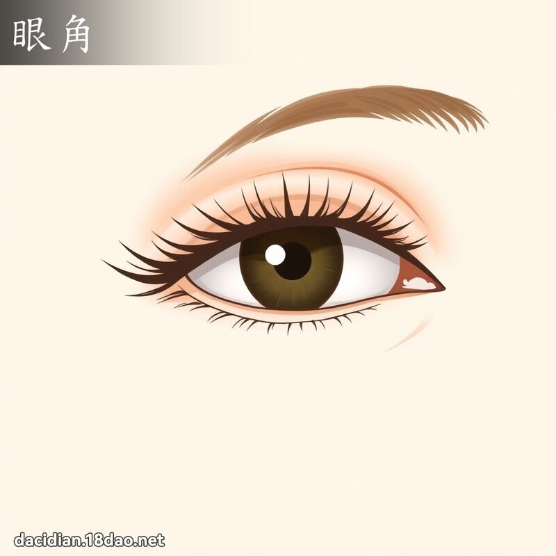 眼角 - 國語大辭典配圖
