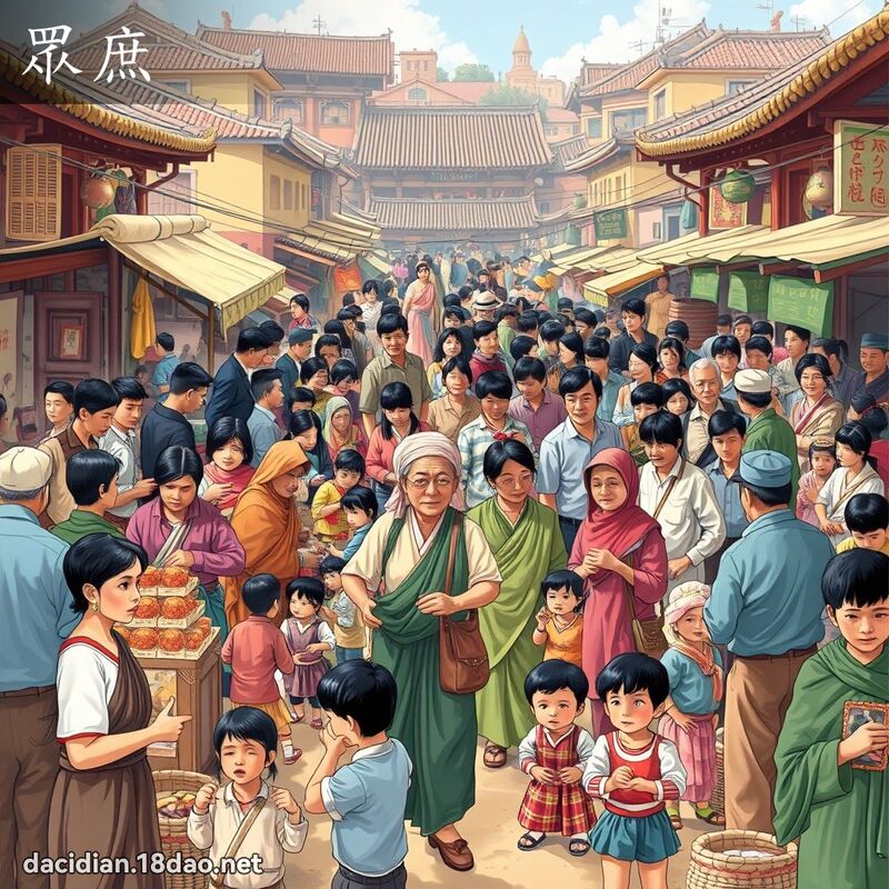 眾庶 - 國語大辭典配圖