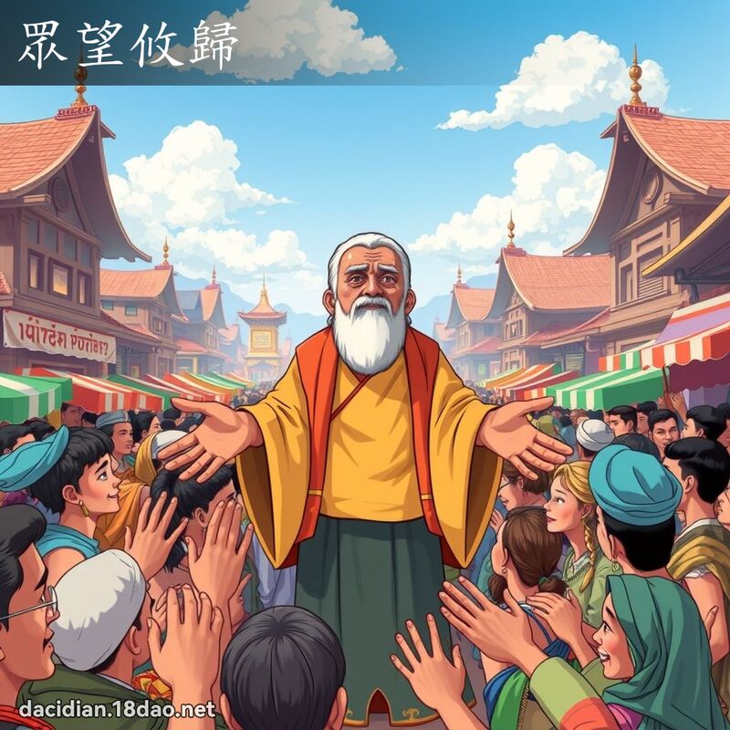 眾望攸归 - 国语大辞典配图