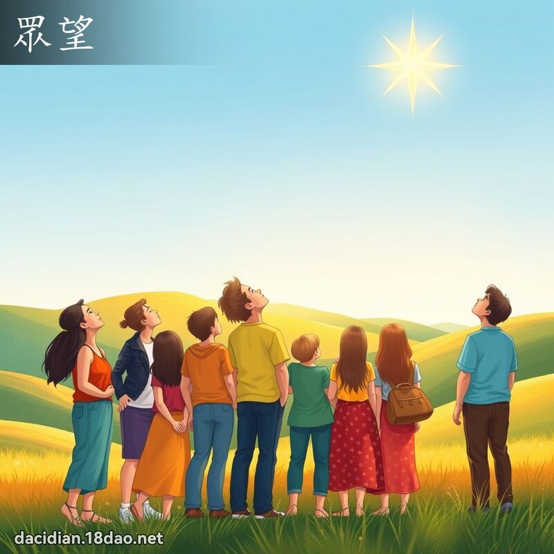 眾望 - 国语大辞典配图