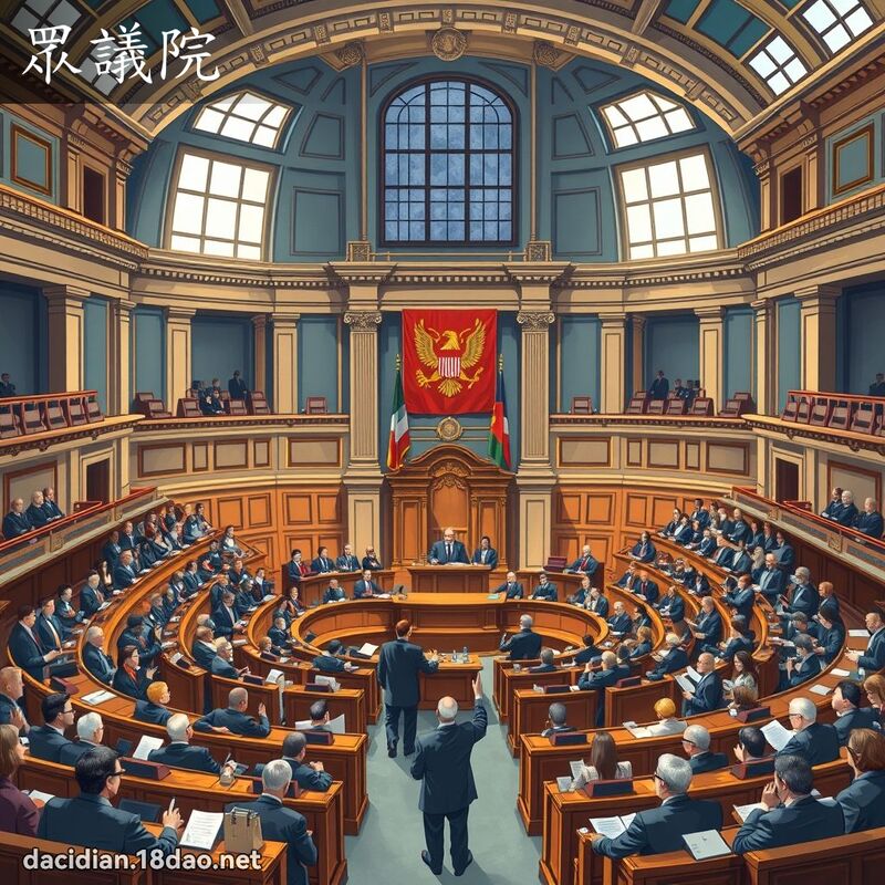 眾议院 - 国语大辞典配图