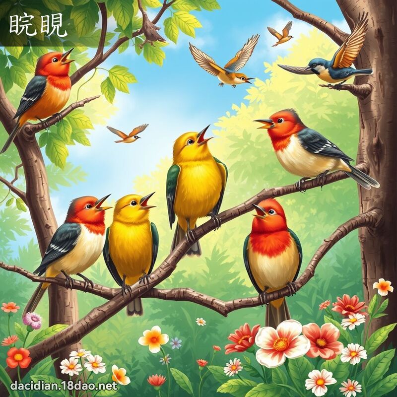 睆睍 - 國語大辭典配圖