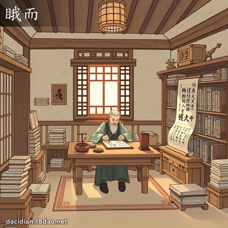 睋而 - 國語大辭典配圖