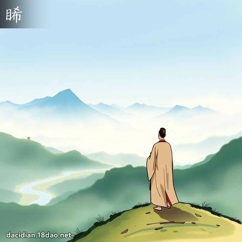 睎 - 国语大辞典配图