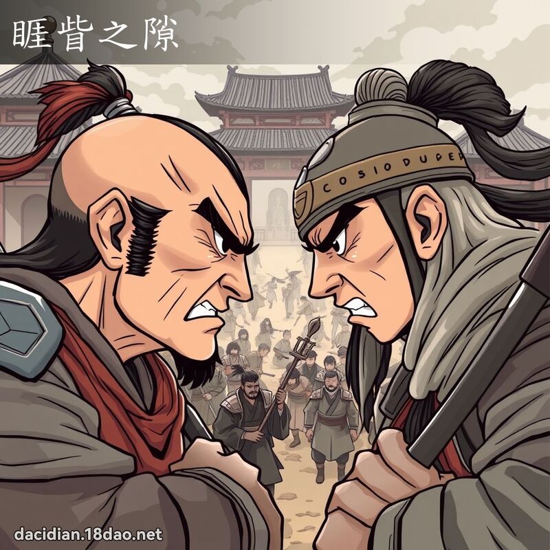 睚眥之隙 - 國語大辭典配圖