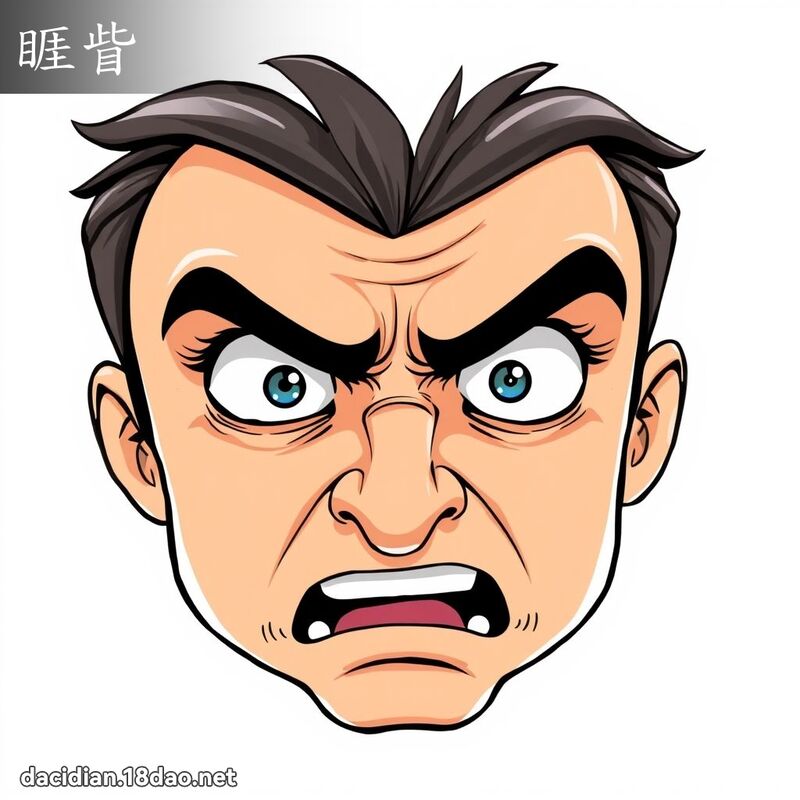 睚眥 - 國語大辭典配圖