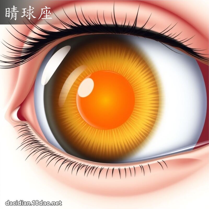 睛球座 - 國語大辭典配圖
