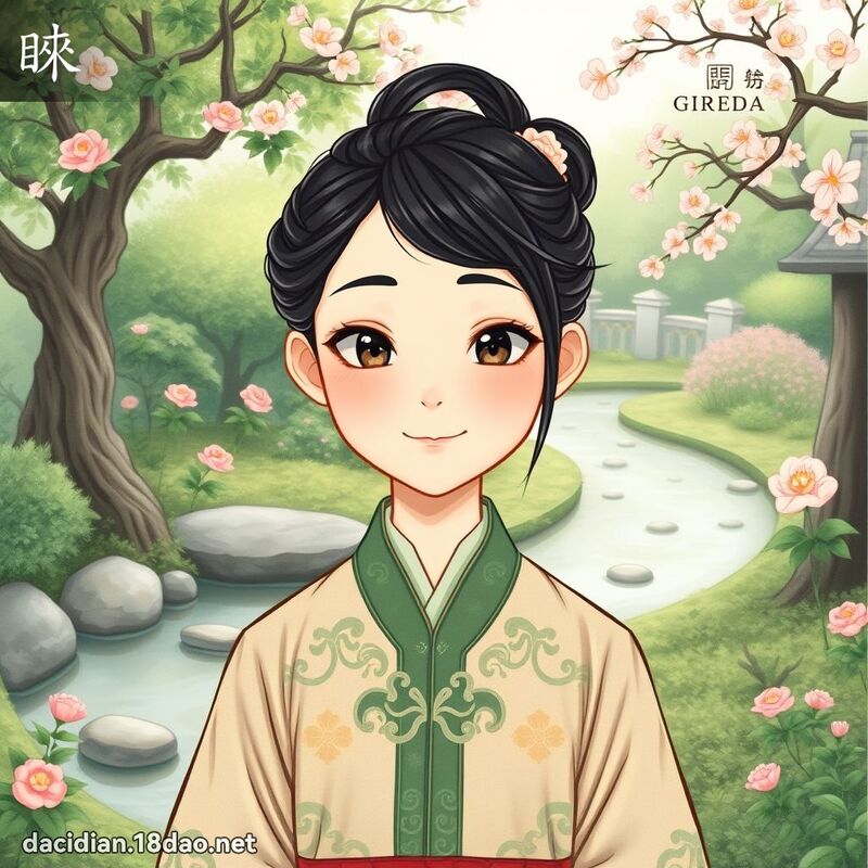睞 - 國語大辭典配圖