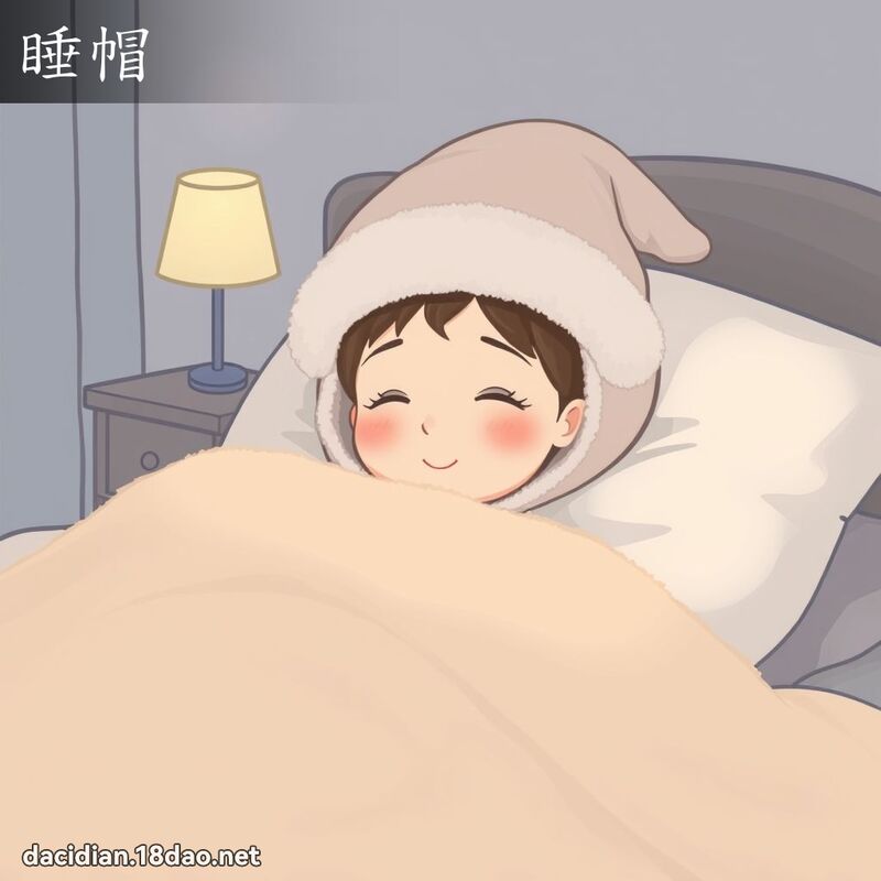 睡帽 - 國語大辭典配圖