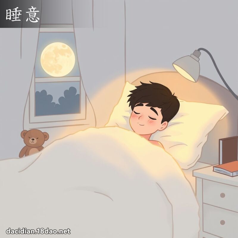 睡意 - 國語大辭典配圖