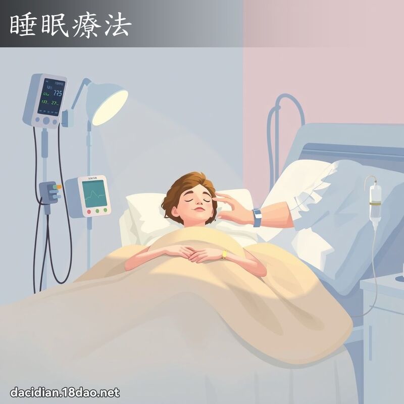 睡眠疗法 - 国语大辞典配图