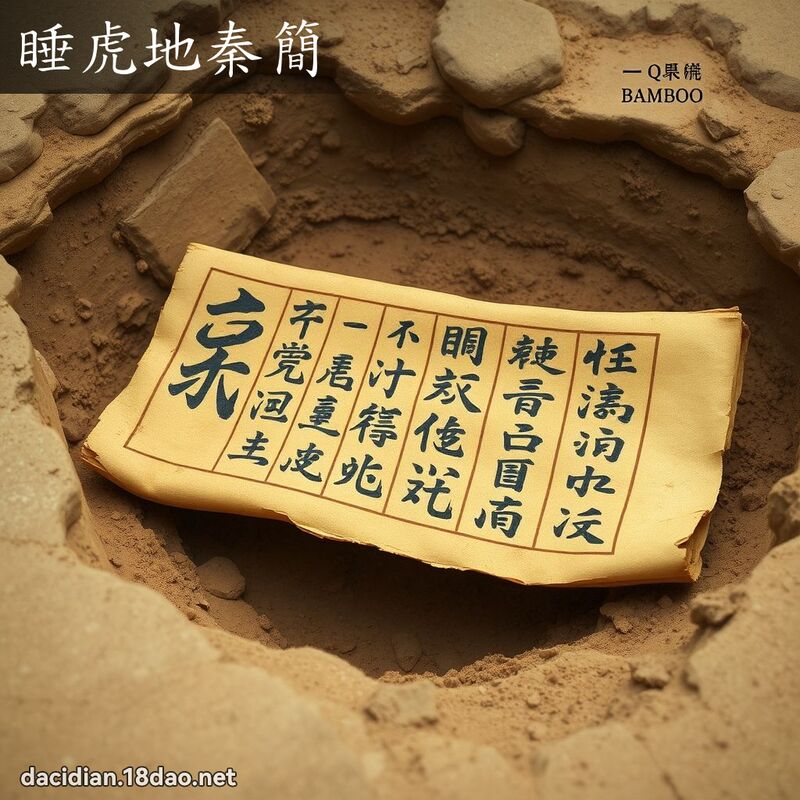 睡虎地秦简 - 国语大辞典配图