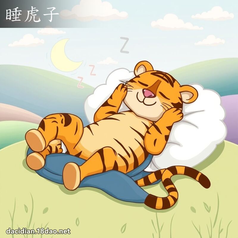 睡虎子 - 國語大辭典配圖