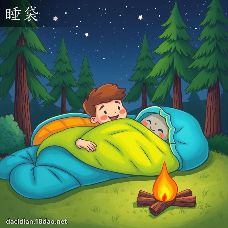 睡袋 - 國語大辭典配圖