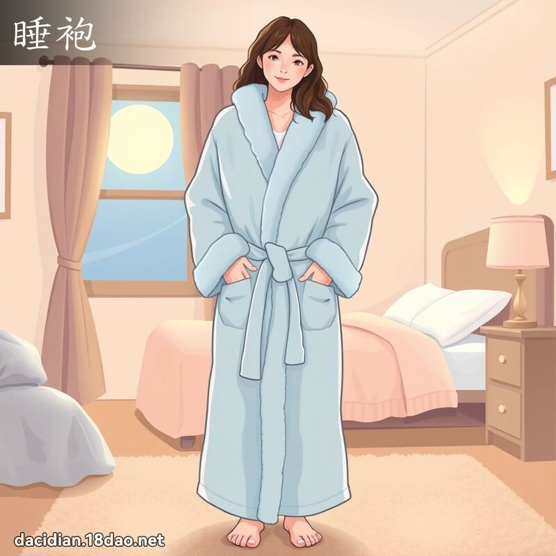 睡袍 - 國語大辭典配圖