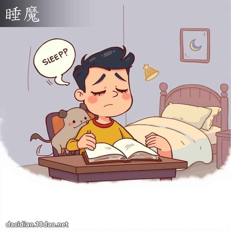 睡魔 - 国语大辞典配图