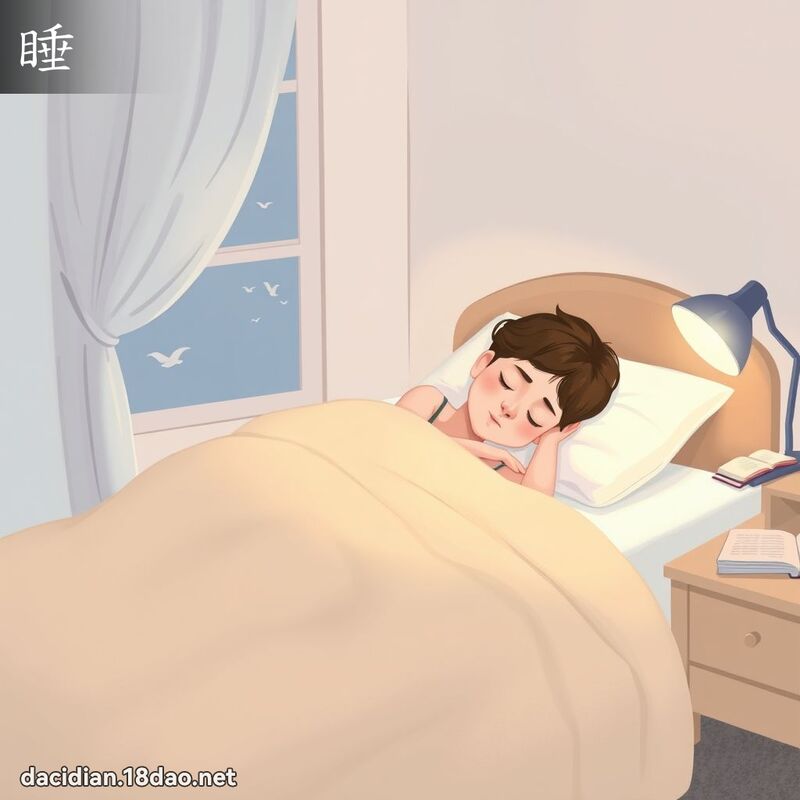 睡 - 国语大辞典配图