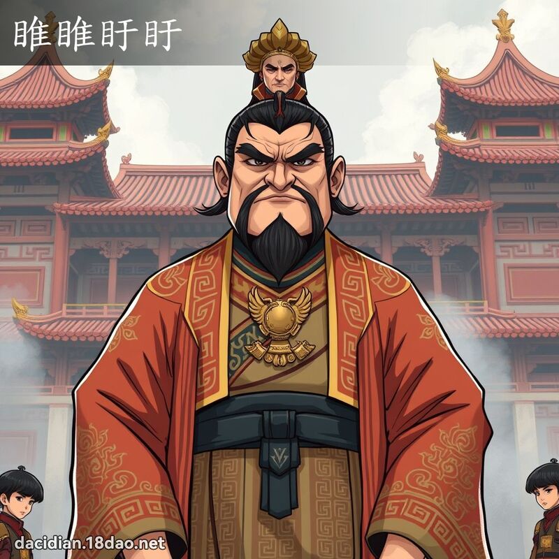 睢睢盱盱 - 国语大辞典配图
