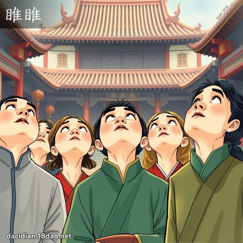 睢睢 - 國語大辭典配圖