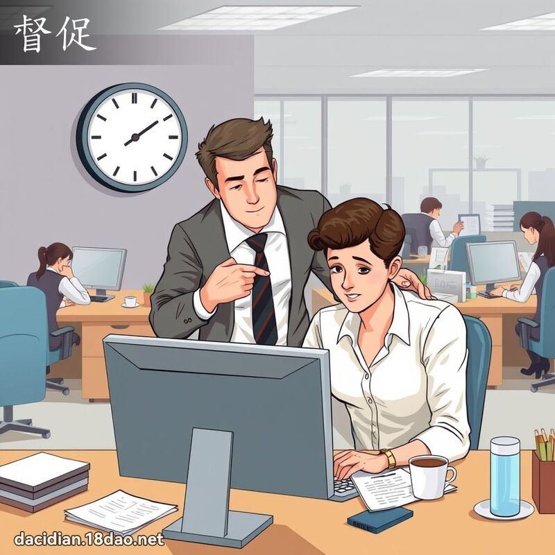 督促 - 国语大辞典配图