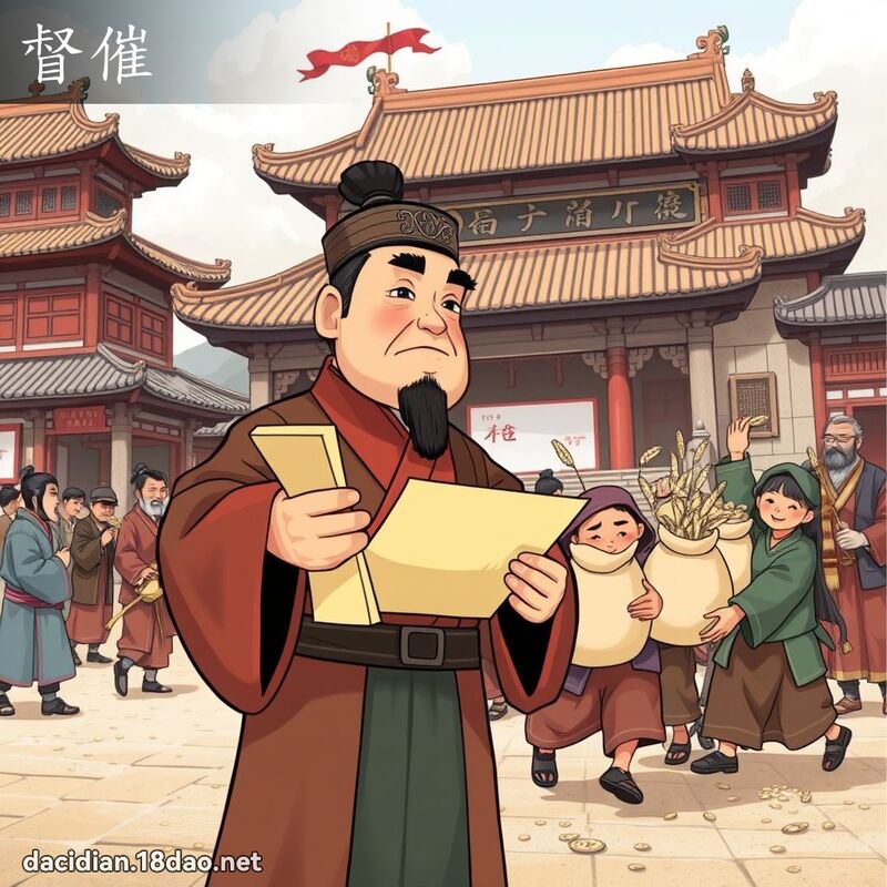 督催 - 國語大辭典配圖