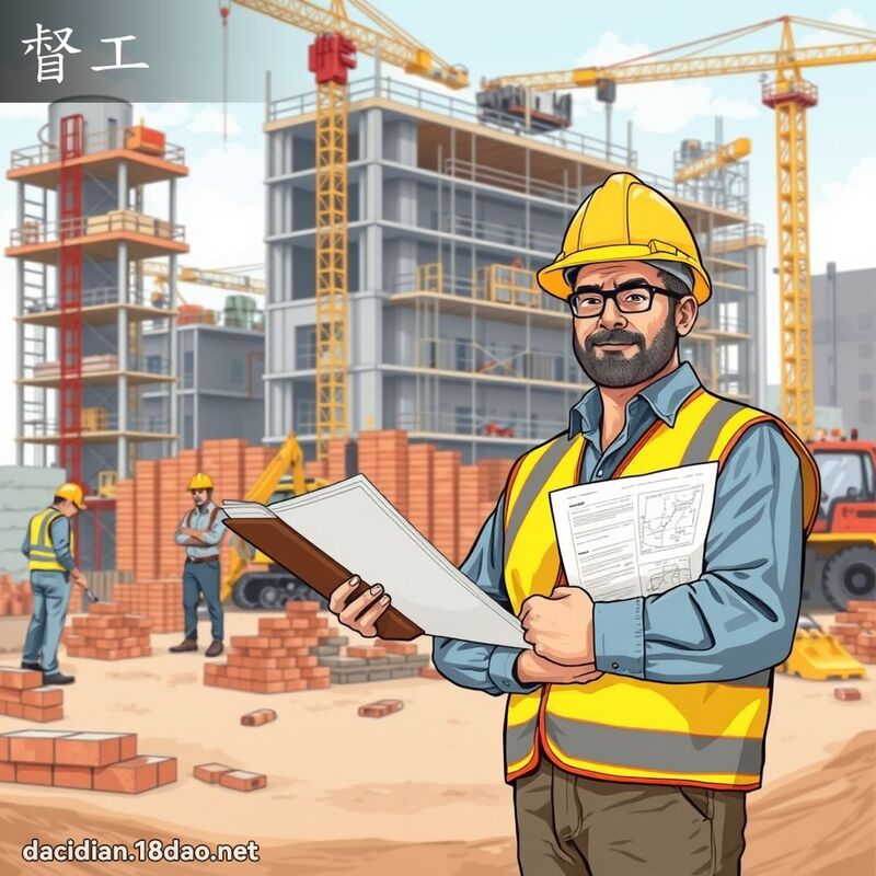督工 - 國語大辭典配圖