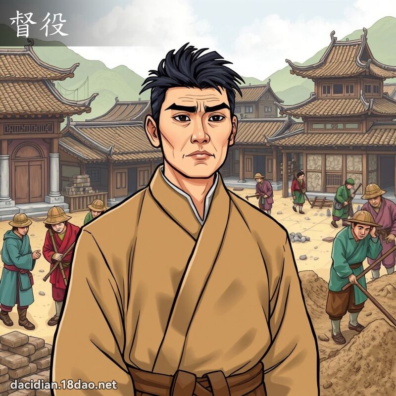 督役 - 國語大辭典配圖