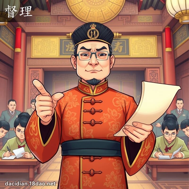 督理 - 国语大辞典配图