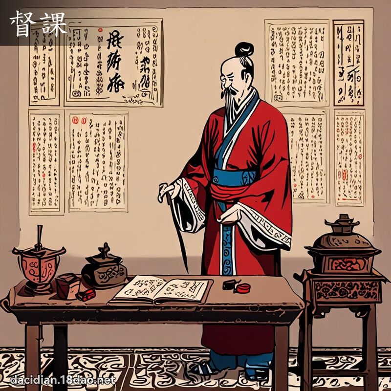 督课 - 国语大辞典配图