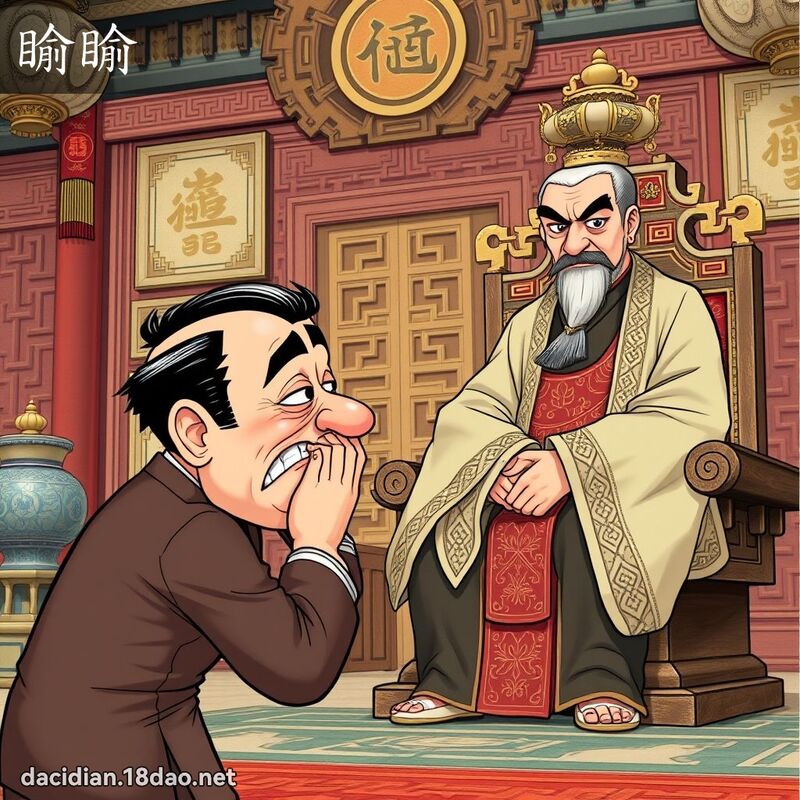 睮睮 - 國語大辭典配圖