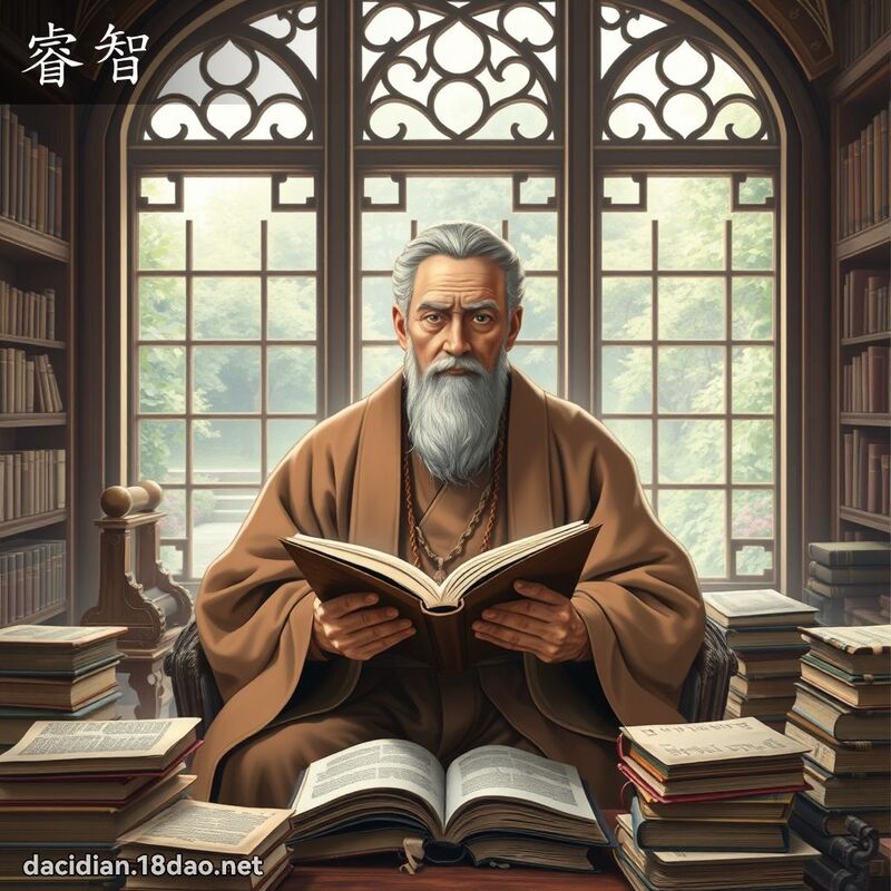 睿智 - 國語大辭典配圖
