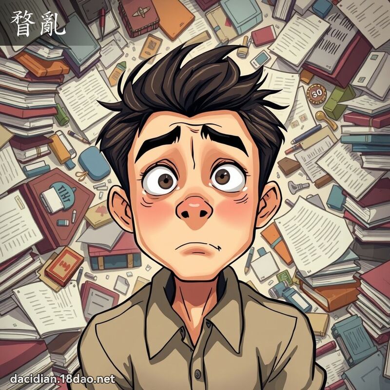 瞀亂 - 國語大辭典配圖