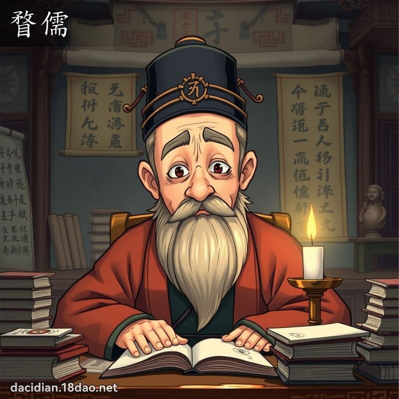 瞀儒 - 國語大辭典配圖