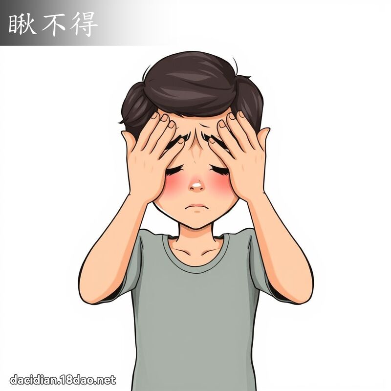 瞅不得 - 國語大辭典配圖