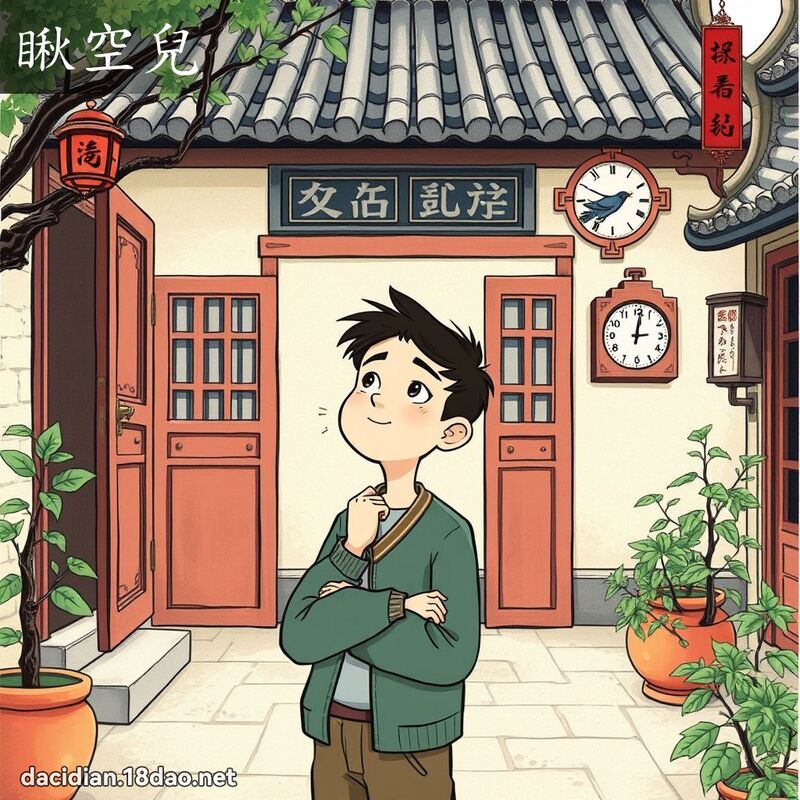 瞅空儿 - 国语大辞典配图