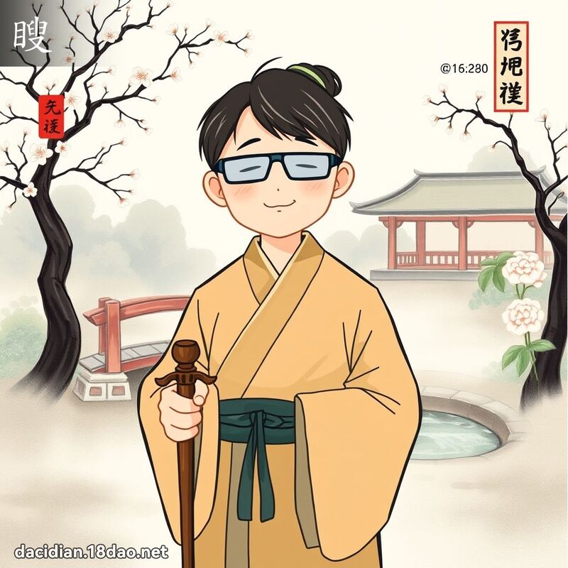 瞍 - 國語大辭典配圖