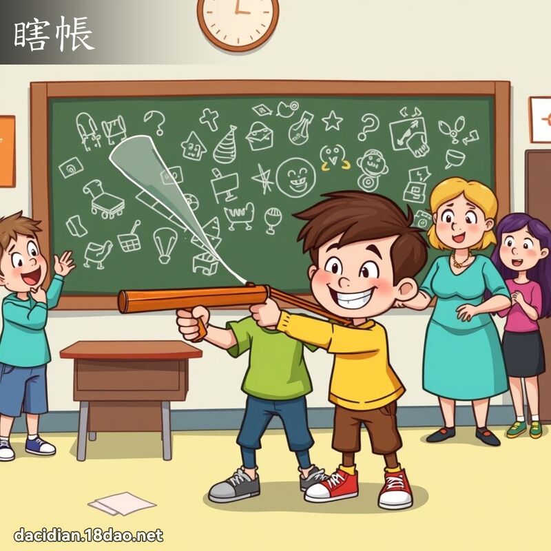 瞎帳 - 國語大辭典配圖