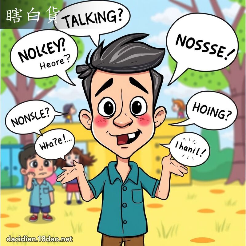 瞎白貨 - 國語大辭典配圖