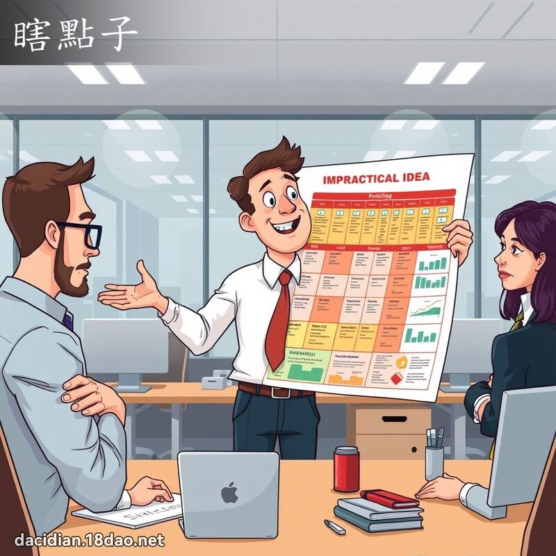 瞎點子 - 國語大辭典配圖