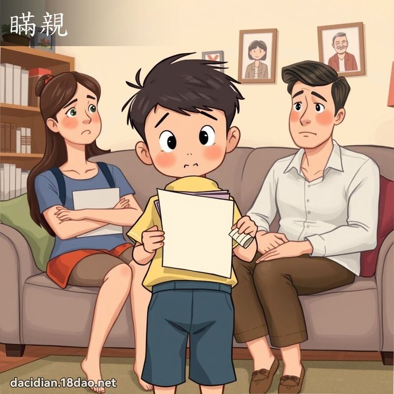 瞞親 - 國語大辭典配圖