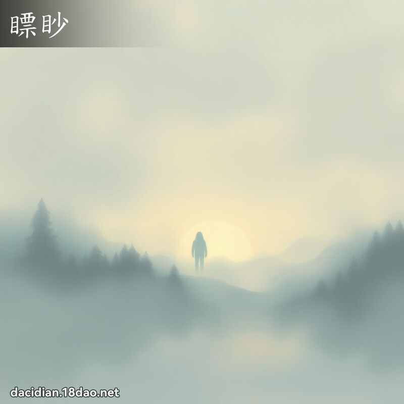 瞟眇 - 国语大辞典配图