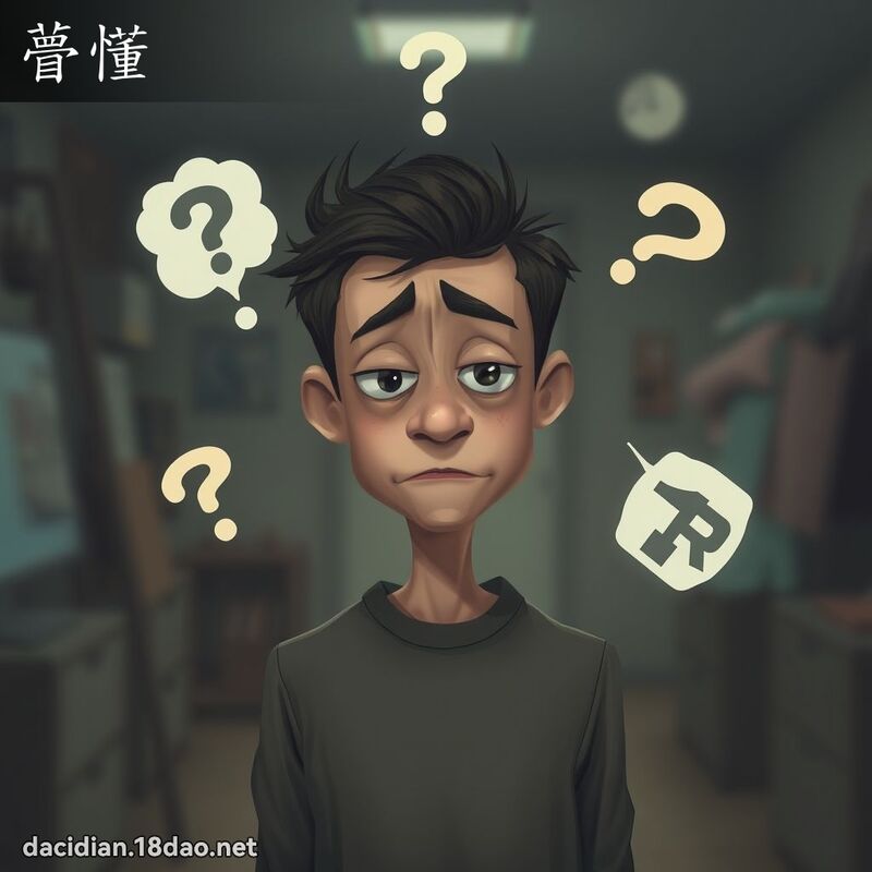 瞢懂 - 国语大辞典配图