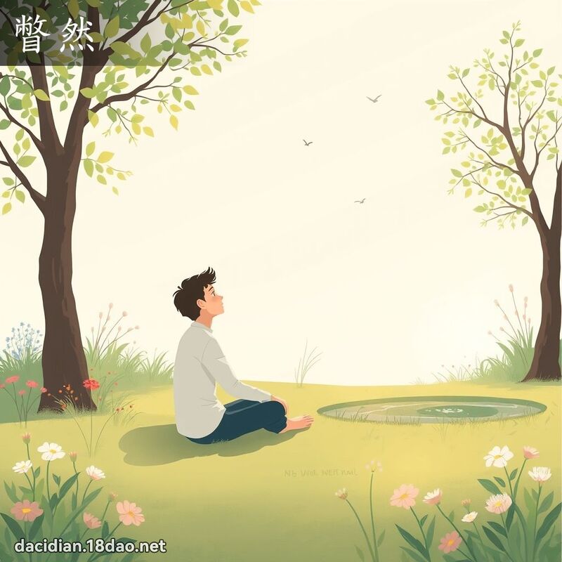瞥然 - 國語大辭典配圖