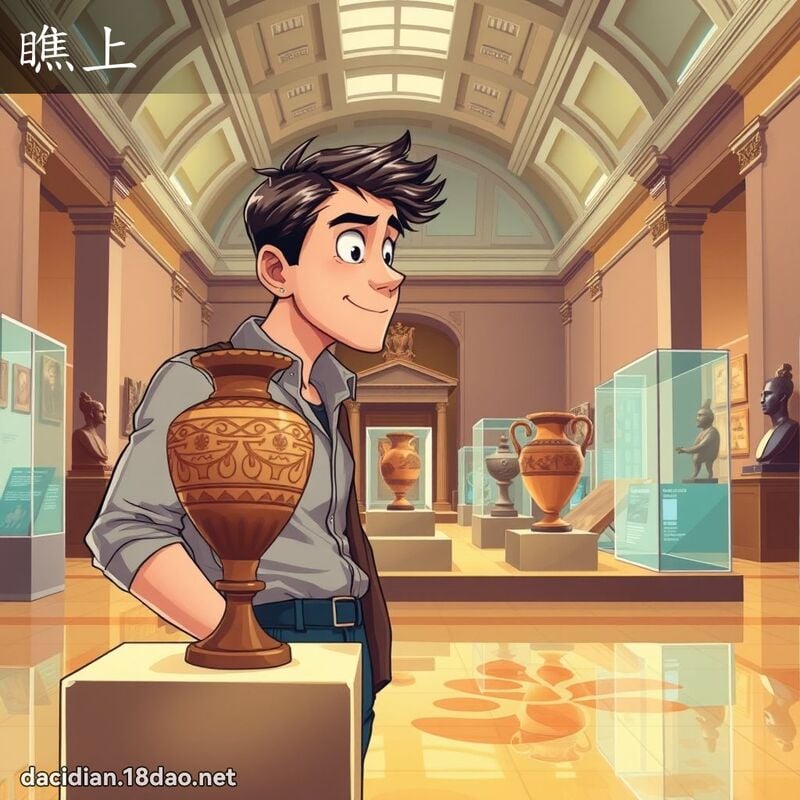 瞧上 - 國語大辭典配圖