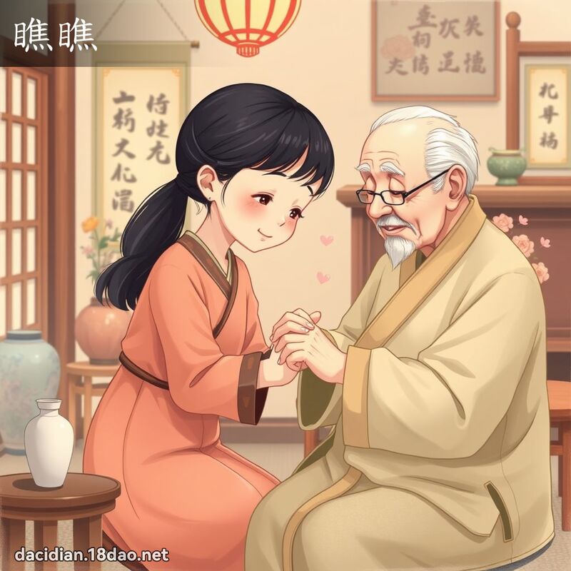 瞧瞧 - 國語大辭典配圖