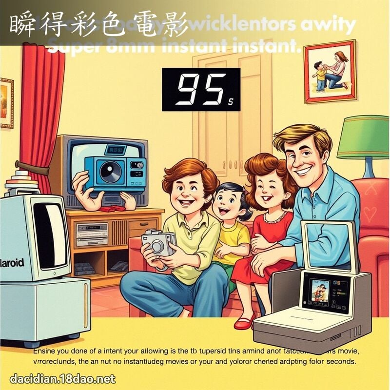 瞬得彩色電影 - 國語大辭典配圖